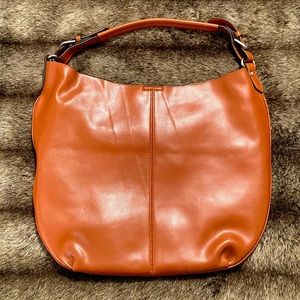 Colab Brown Leather Shoulder Bag